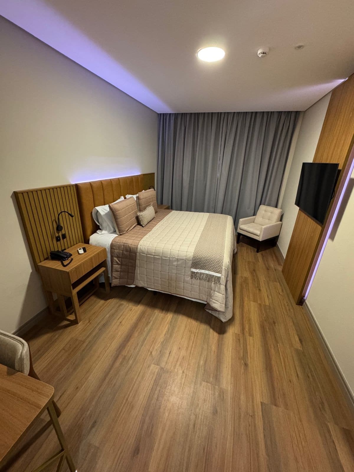 Suíte Deluxe, vista da cama